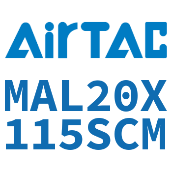 铝合金迷你气缸 MAL20X115SCM