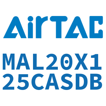 铝合金迷你气缸 MAL20X125CASDB