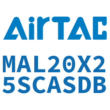 铝合金迷你气缸 MAL20X25SCASDB