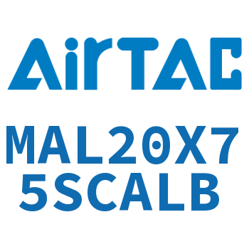 铝合金迷你气缸 MAL20X75SCALB