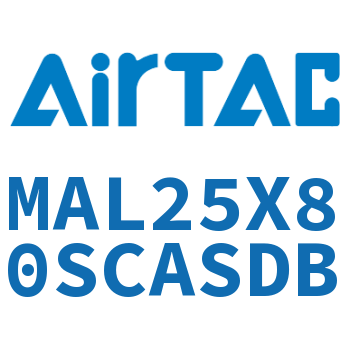 铝合金迷你气缸 MAL25X80SCASDB