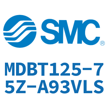 Intermediate trunnion type standard cylinder-MDBT125-75Z-A93VLS