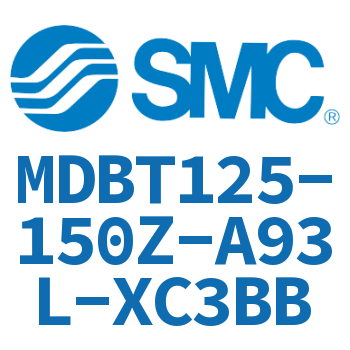 Intermediate trunnion type standard cylinder-MDBT125-150Z-A93L-XC3BB