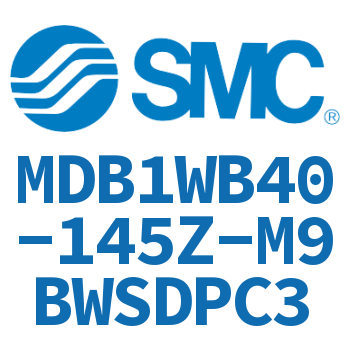 Square cylinder-MDB1WB40-145Z-M9BWSDPC3