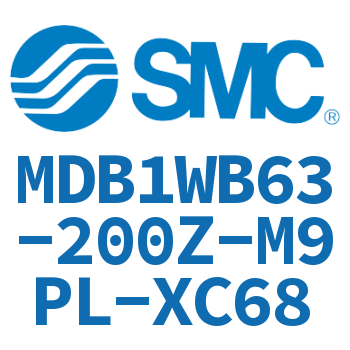 Square cylinder-MDB1WB63-200Z-M9PL-XC68