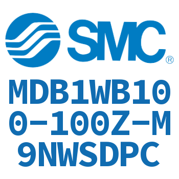 Square cylinder-MDB1WB100-100Z-M9NWSDPC