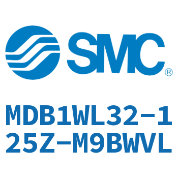 Axial pedestal type square cylinder-MDB1WL32-125Z-M9BWVL