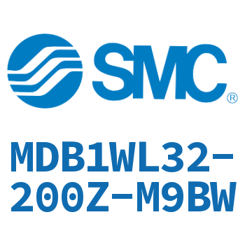 Axial pedestal type square cylinder-MDB1WL32-200Z-M9BW