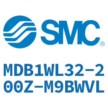 Axial pedestal type square cylinder-MDB1WL32-200Z-M9BWVL