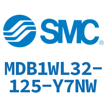 Axial pedestal type square cylinder-MDB1WL32-125-Y7NW