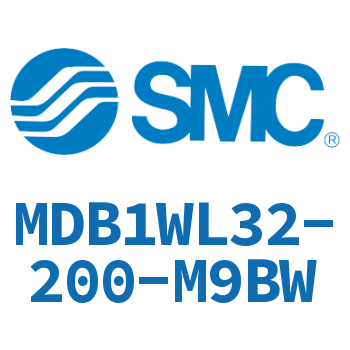 Axial pedestal type square cylinder-MDB1WL32-200-M9BW