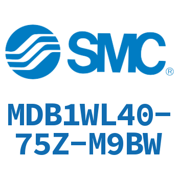 Axial pedestal type square cylinder-MDB1WL40-75Z-M9BW