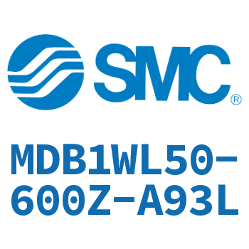 Axial pedestal type square cylinder-MDB1WL50-600Z-A93L