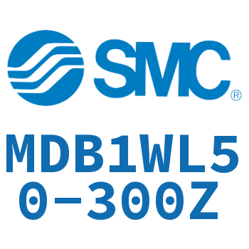 Axial pedestal type square cylinder-MDB1WL50-300Z