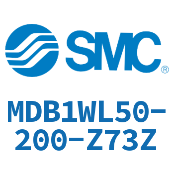 Axial pedestal type square cylinder-MDB1WL50-200-Z73Z