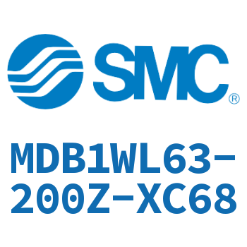 Axial pedestal type square cylinder-MDB1WL63-200Z-XC68