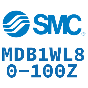 Axial pedestal type square cylinder-MDB1WL80-100Z