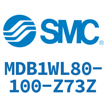 Axial pedestal type square cylinder-MDB1WL80-100-Z73Z