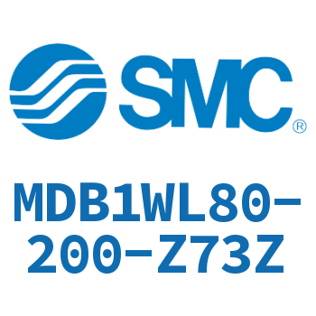 Axial pedestal type square cylinder-MDB1WL80-200-Z73Z