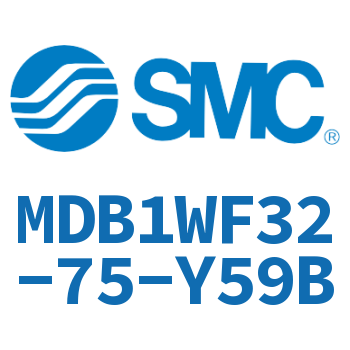 Rod side flanged square cylinder-MDB1WF32-75-Y59B