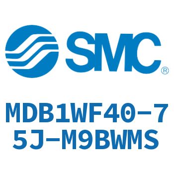 Rod side flanged square cylinder-MDB1WF40-75J-M9BWMS