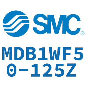 Rod side flanged square cylinder-MDB1WF50-125Z