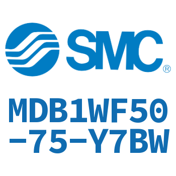 Rod side flanged square cylinder-MDB1WF50-75-Y7BW