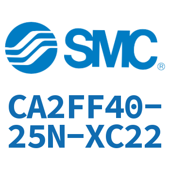 Rod side flanged standard cylinder-CA2FF40-25N-XC22