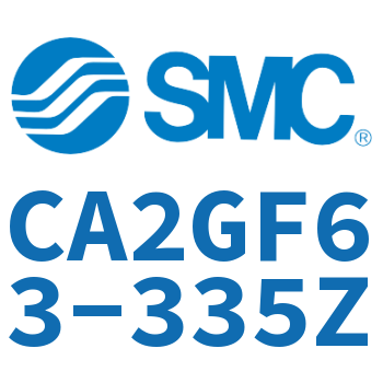 Standard cylinder without rod side flange-CA2GF63-335Z