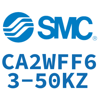 Rod side flanged standard cylinder-CA2WFF63-50KZ