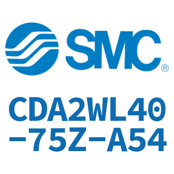 Axial pedestal type standard cylinder-CDA2WL40-75Z-A54