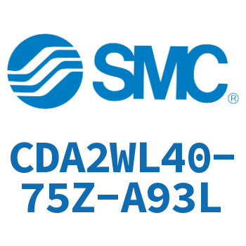 Axial pedestal type standard cylinder-CDA2WL40-75Z-A93L