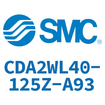 Axial pedestal type standard cylinder-CDA2WL40-125Z-A93