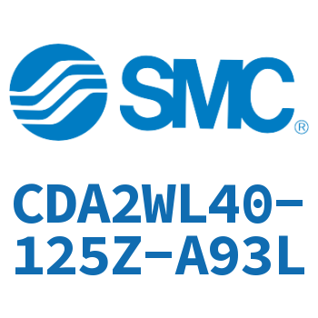 Axial pedestal type standard cylinder-CDA2WL40-125Z-A93L