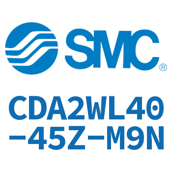 Axial pedestal type standard cylinder-CDA2WL40-45Z-M9N