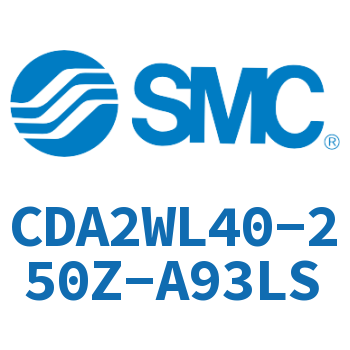 Axial pedestal type standard cylinder-CDA2WL40-250Z-A93LS