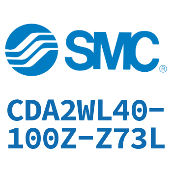 Axial pedestal type standard cylinder-CDA2WL40-100Z-Z73L