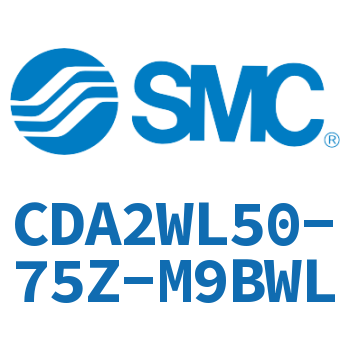 Axial pedestal type standard cylinder-CDA2WL50-75Z-M9BWL