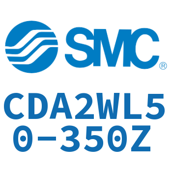 Axial pedestal type standard cylinder-CDA2WL50-350Z