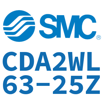 Axial pedestal type standard cylinder-CDA2WL63-25Z