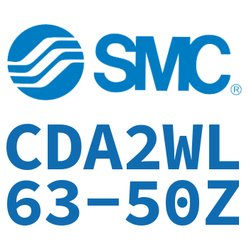 Axial pedestal type standard cylinder-CDA2WL63-50Z