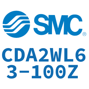 Axial pedestal type standard cylinder-CDA2WL63-100Z