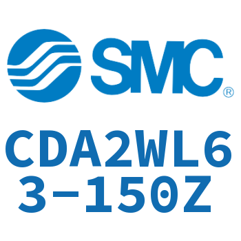 Axial pedestal type standard cylinder-CDA2WL63-150Z