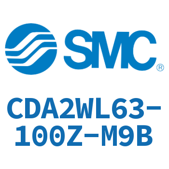 Axial pedestal type standard cylinder-CDA2WL63-100Z-M9B