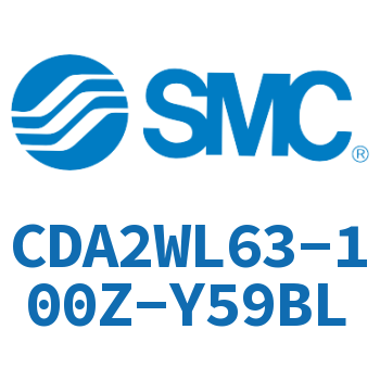 Axial pedestal type standard cylinder-CDA2WL63-100Z-Y59BL