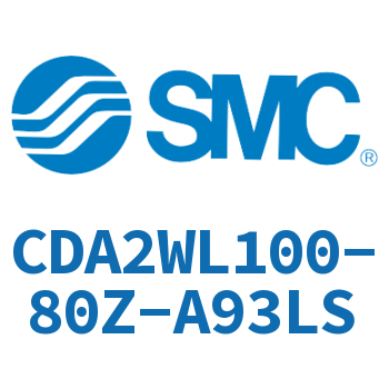 Axial pedestal type standard cylinder-CDA2WL100-80Z-A93LS