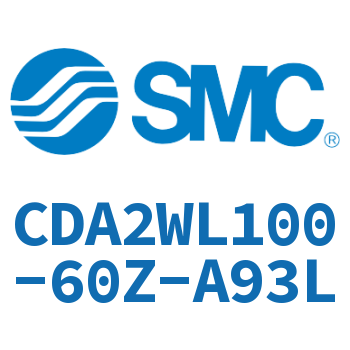 Axial pedestal type standard cylinder-CDA2WL100-60Z-A93L