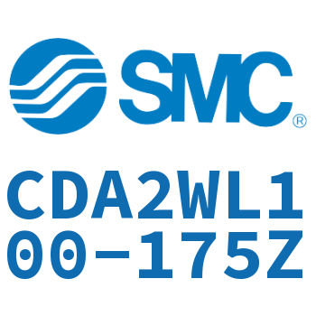 Axial pedestal type standard cylinder-CDA2WL100-175Z