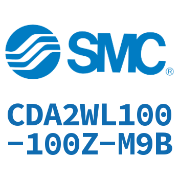 Axial pedestal type standard cylinder-CDA2WL100-100Z-M9B