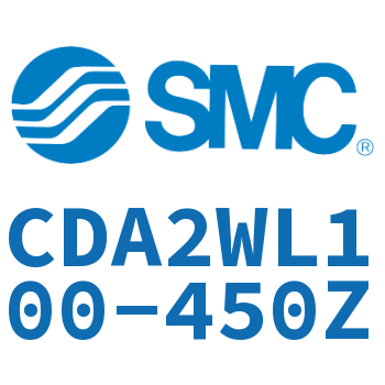 Axial pedestal type standard cylinder-CDA2WL100-450Z